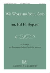 We Worship You, God SATB choral sheet music cover